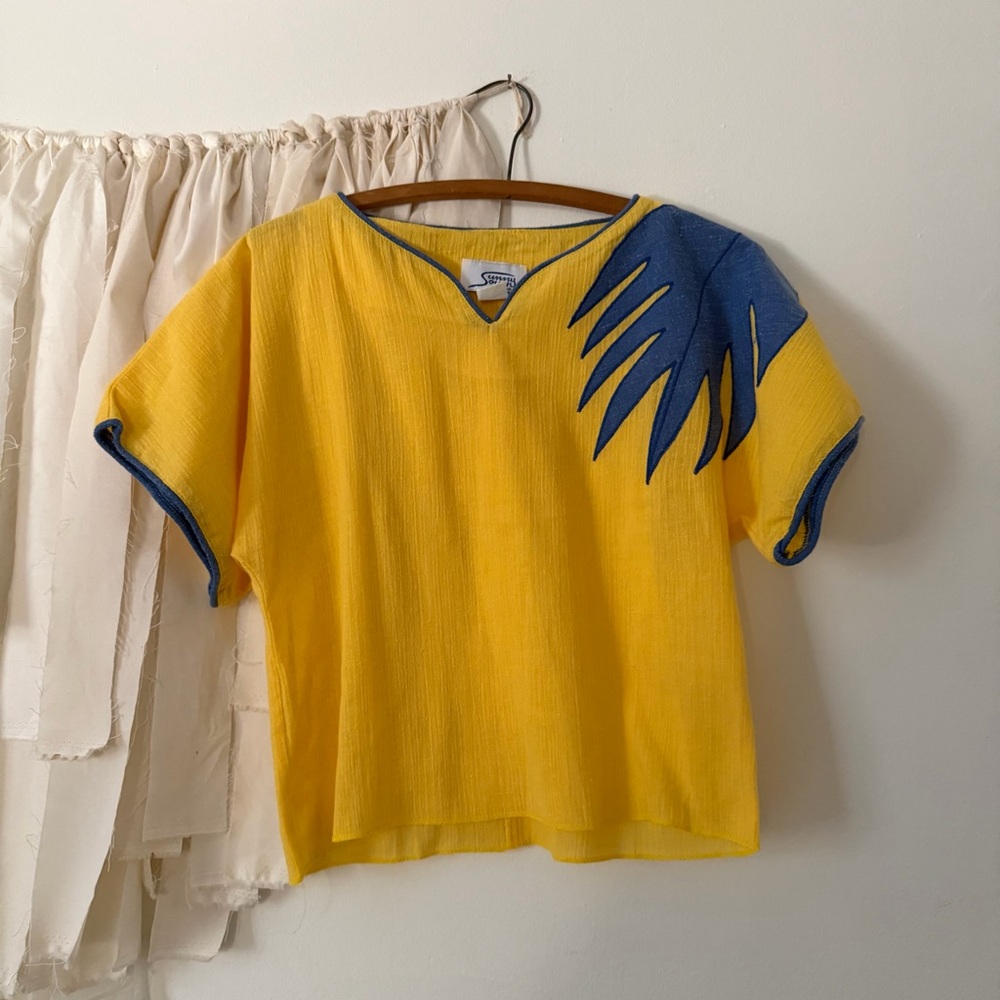 Vintage Sunny South Blouse